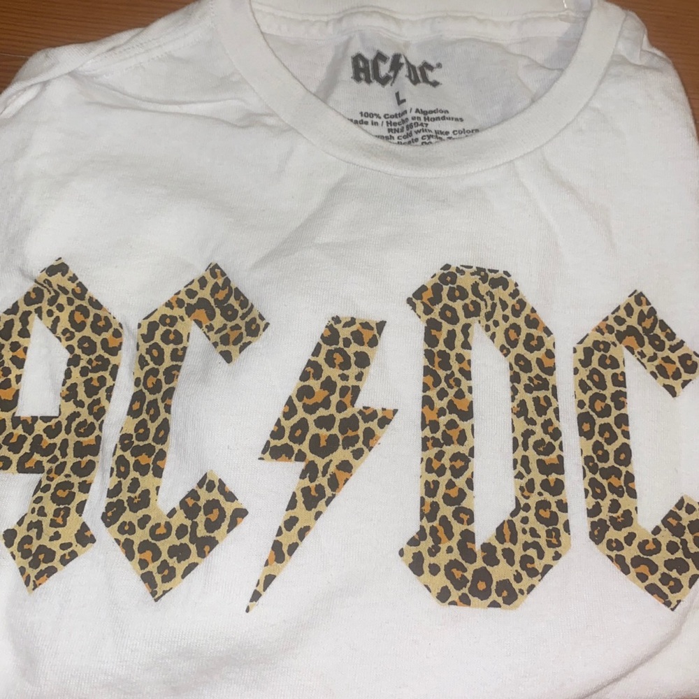 ACDC white T-shirt